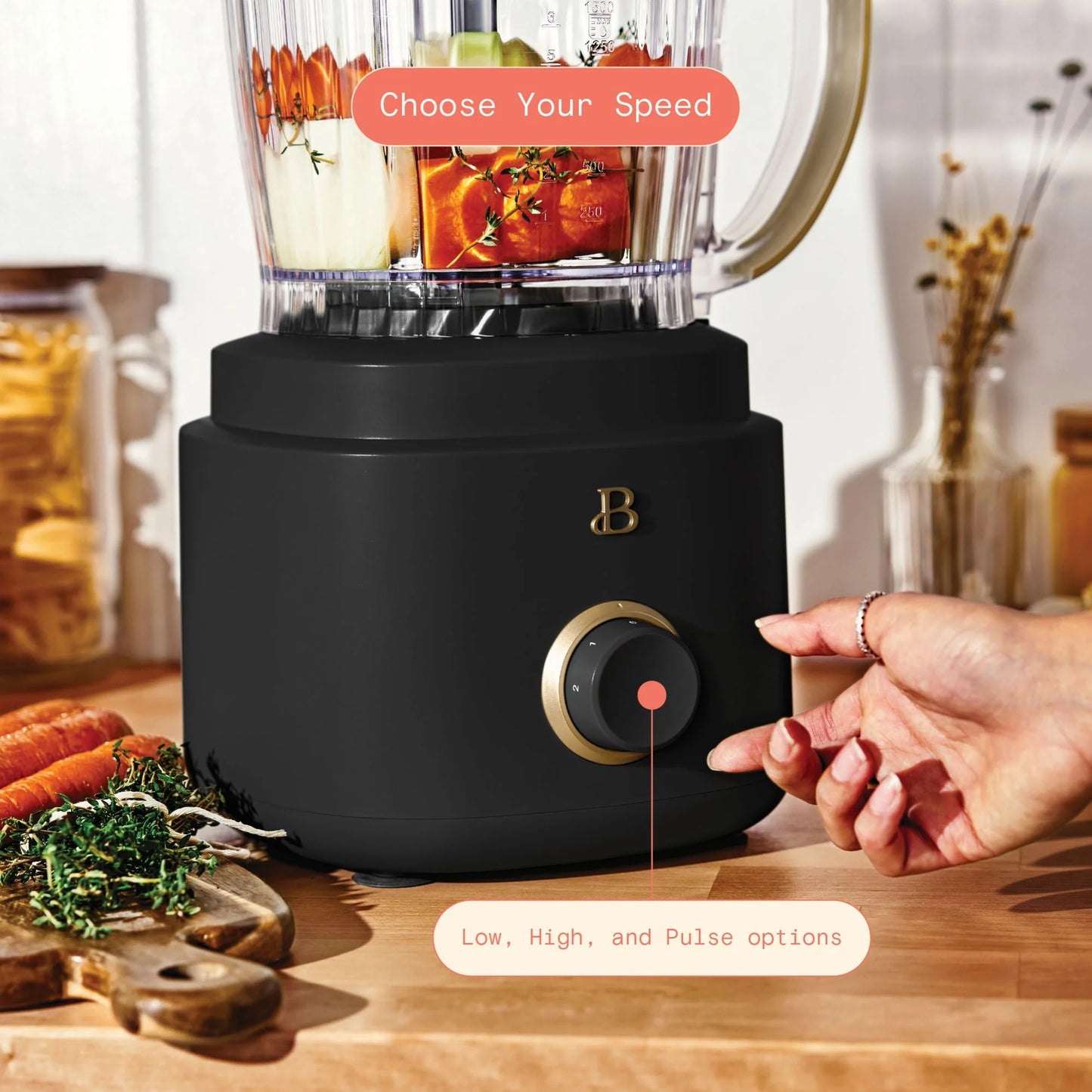 Beautiful 10-Cup Food Processor with Accessories, White Icing by Drew Barrymore