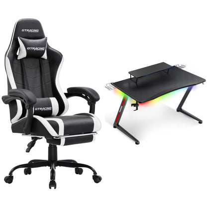 GTRACING Gaming Chair and Desk Bundle