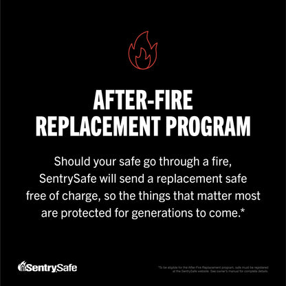 SentrySafe SFW123GDC Fire-Resistant Safe and Water-Resistant Safe with Digital Keypad 1.23 Cu. ft.