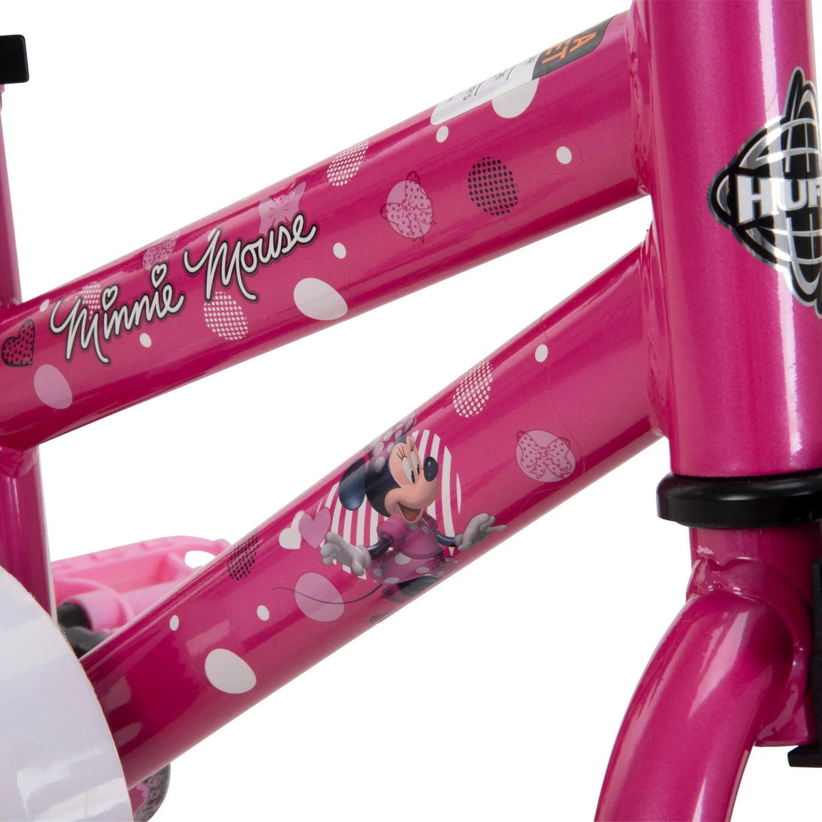 12 in. Minnie Mouse Bike with Training-Wheels for Girl's, Pink by Huffy