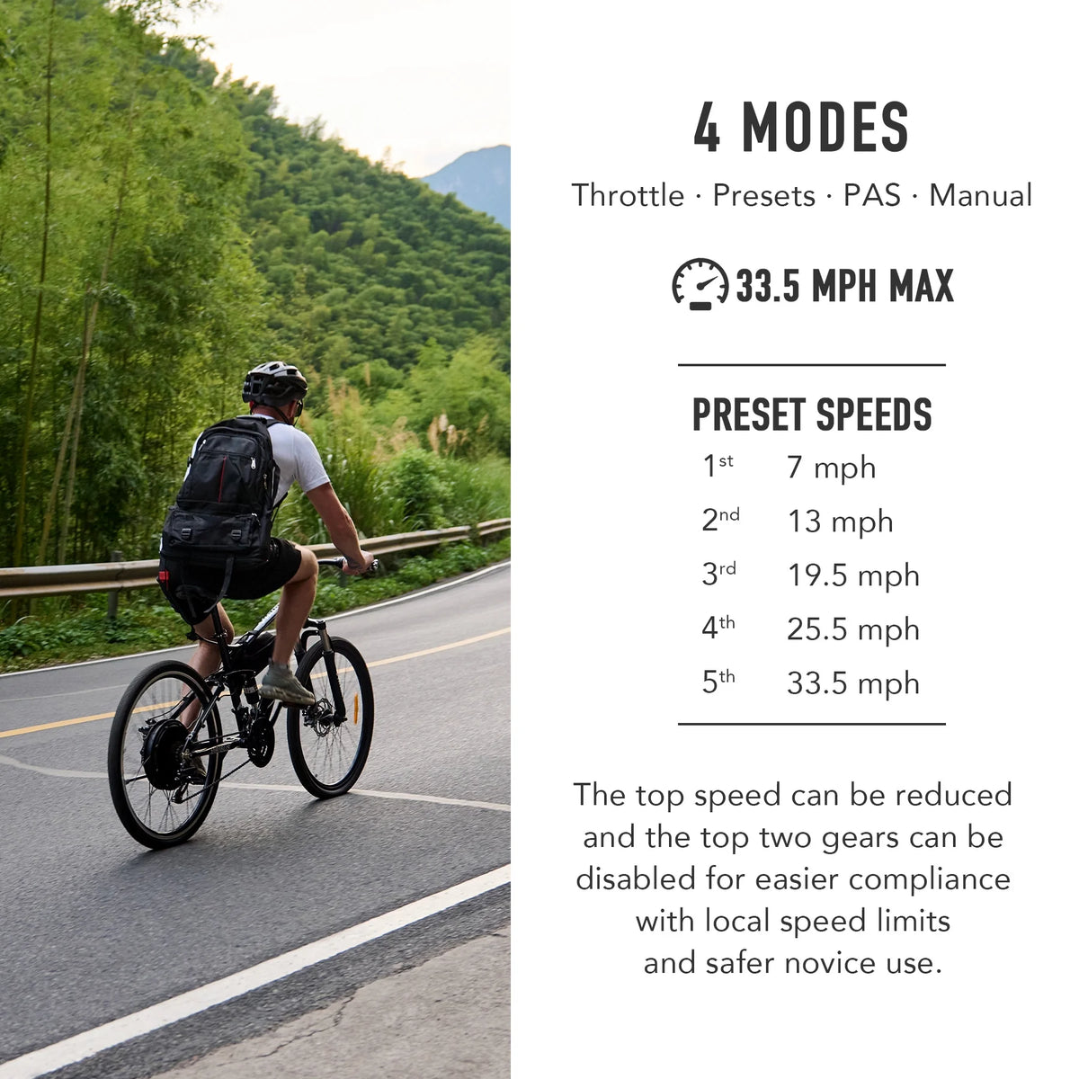 Viribus Electric Bike Conversion Kit 26" Rear Wheel 1000W Hub Motor LCD eBike DIY Set