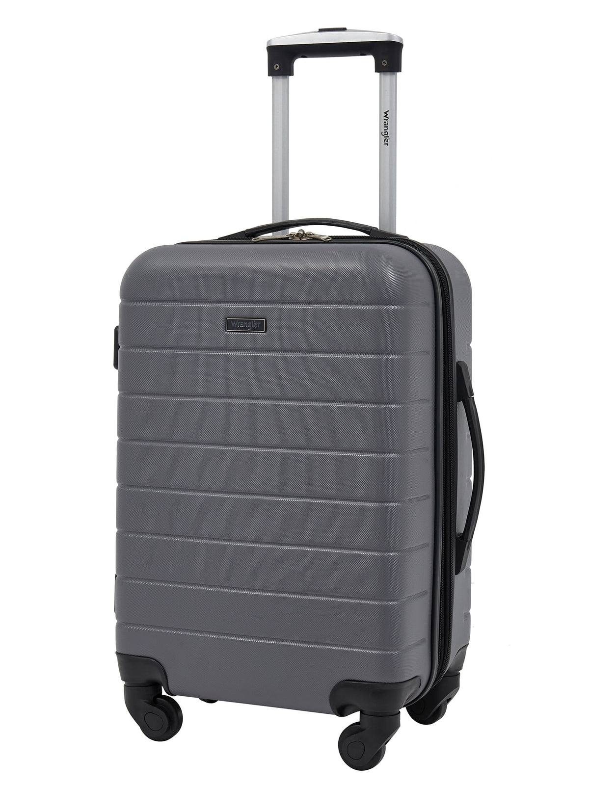 Wrangler 3 Piece Luggage Set with Cup Holder and USB Port, Olive Green