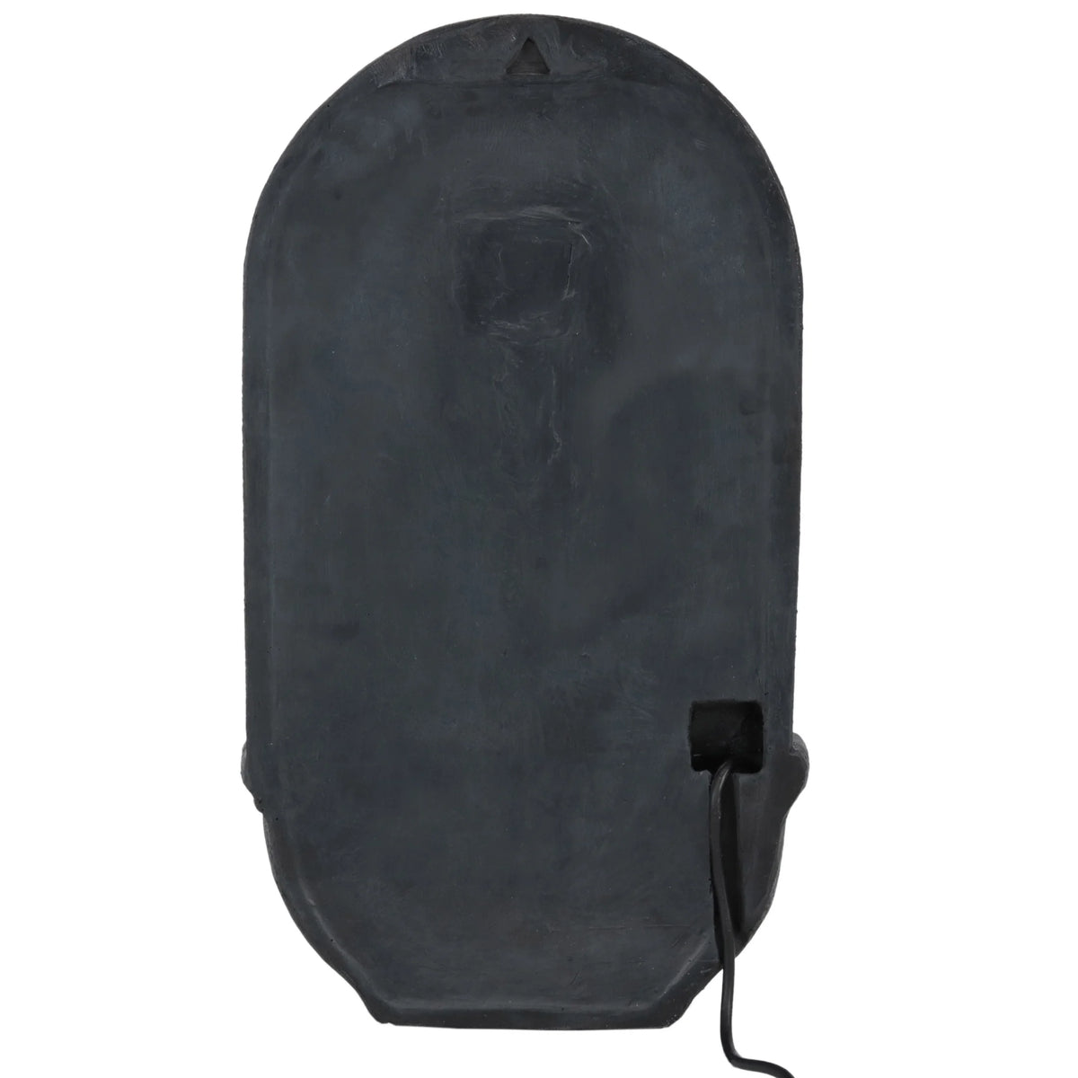 Sunnydaze Messina Polystone Outdoor Solar Wall Fountain, Bronze