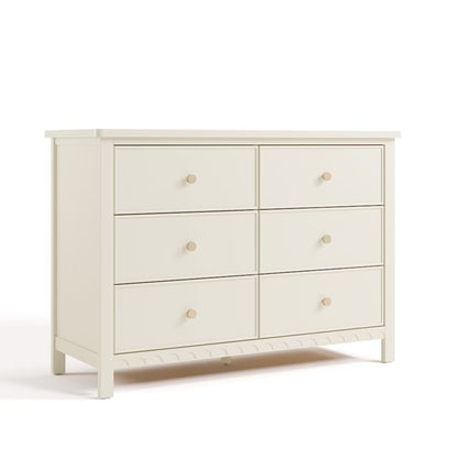 Graco Sasha 6 Drawer Nursery Double Dresser, Blush