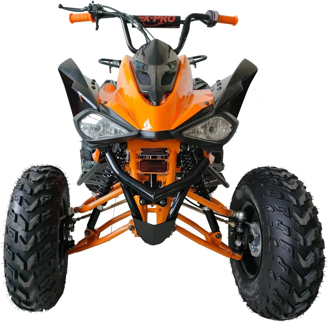 X-Pro Brand New 200cc Gas ATV, Automatic Transmission with Reverse LED Headlights Big 23"/22" Tires
