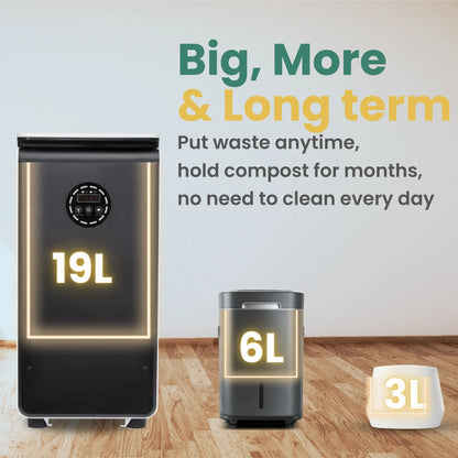 GEME World First Bio Smart 19L Electric Composting Bin