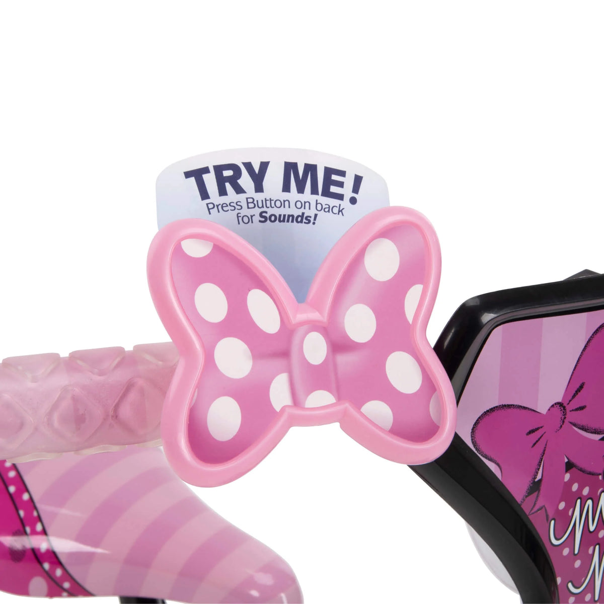 12 in. Minnie Mouse Bike with Training-Wheels for Girl's, Pink by Huffy