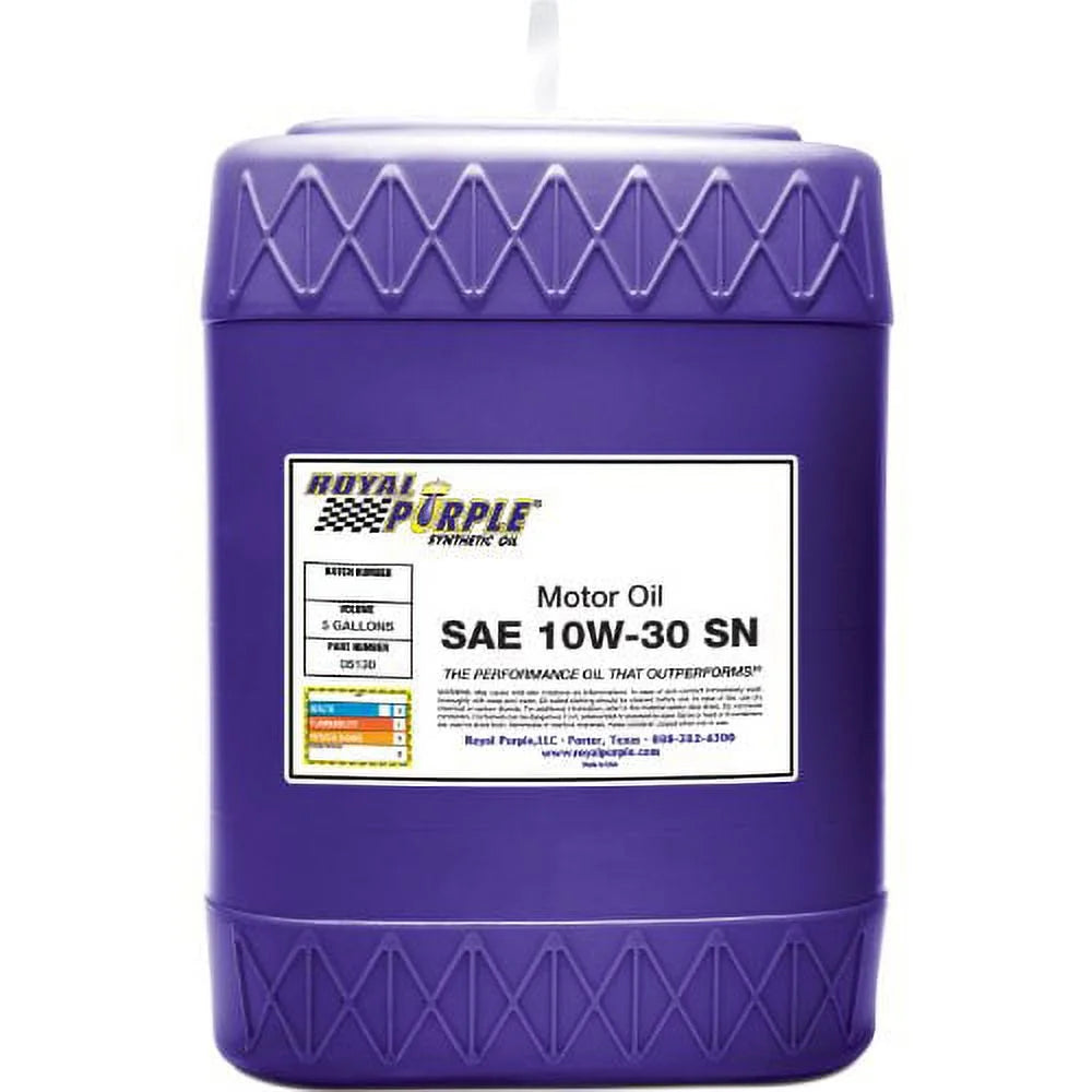 Royal Purple Synthetic Motor Oil 5Gal 10W30