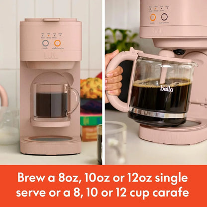 Bella VersaBrew 2-in1 Coffee Maker 60oz Tank - Blossom