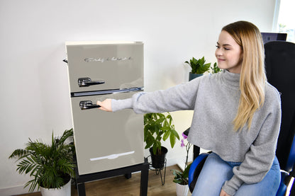 Frigidaire, 3.1 Cu. Ft. 2 Door Retro Compact Refrigerator , Built-In Side Bottle Opener, Cream