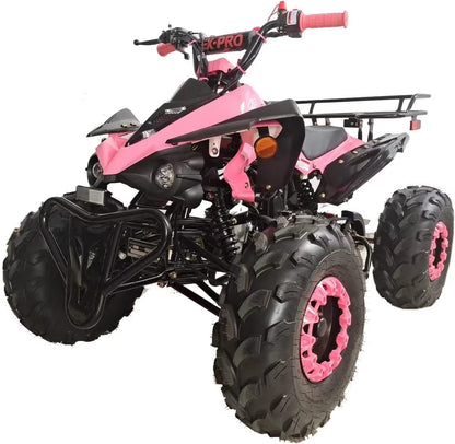 X-Pro Brand New Blast 125cc ATV with Automatic Transmission Reverse LED Headlights Big 19"/18" Tires