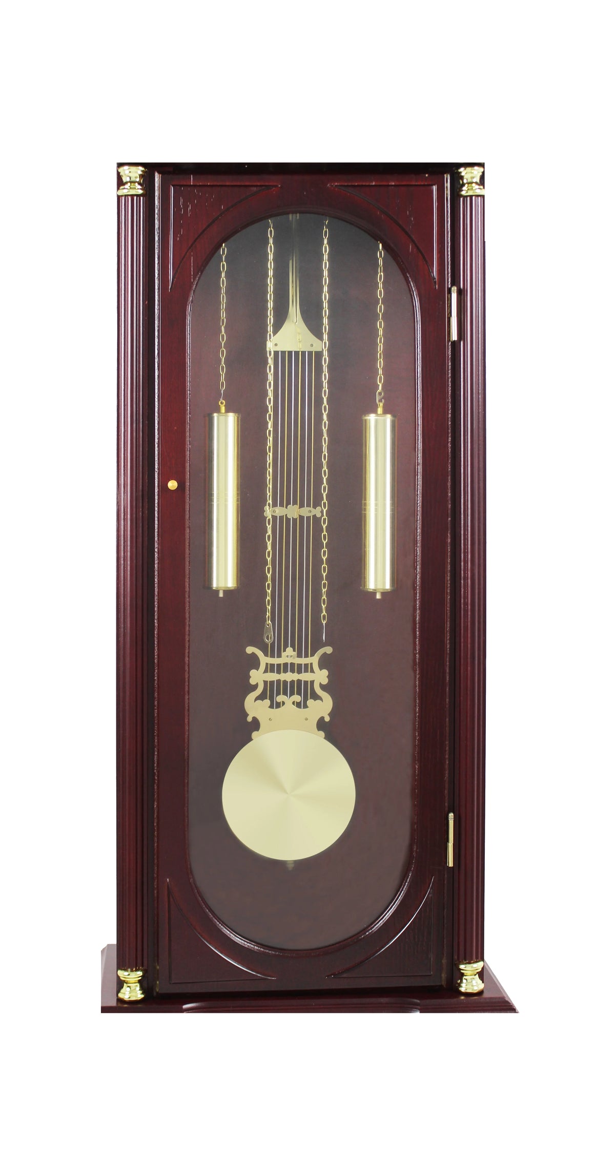 72" Floor Standing Grandfather Clock in Cherry Finish