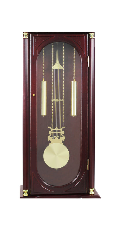 72" Floor Standing Grandfather Clock in Cherry Finish