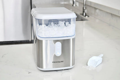 Frigidaire, 33 Lbs. Nugget Ice Maker, Black Stainless Steel, EFIC228
