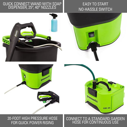 40V Cordless Pressure Washer, Battery Not Included 5108302AZ