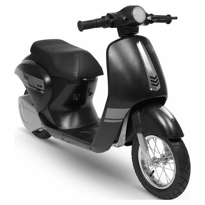 24V Hyper Toys Retro Electric Scooter, Easy Twist Throttle, Blue, Ages 13+, Including Teens, Tweens