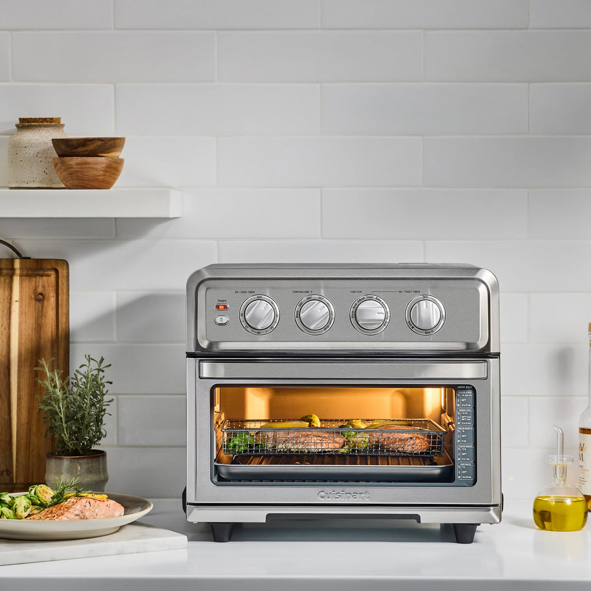 Cuisinart Air Fryer Toaster Oven with Grill, Stainless Steel