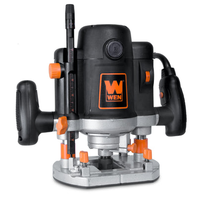 WEN Products 15-Amp Variable Speed Plunge Woodworking Router with Case, RT6033