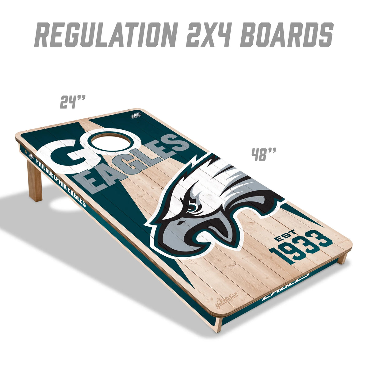 YouTheFan NFL Buffalo Bills 2' x 4' Cornhole Game