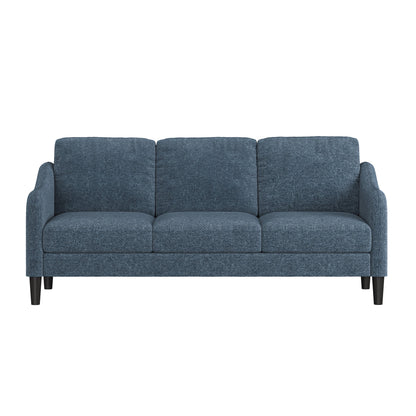 Mainstays Westley Swoop Arm Sofa, Burnt Orange