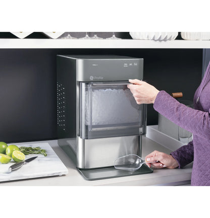 GE Appliances Opal 2.0 Countertop Nugget Ice Maker, 38 lb Maximum Output, Industrial