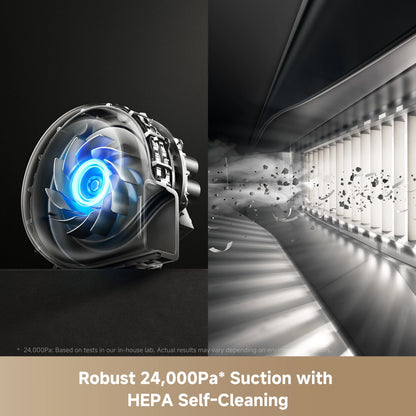MOVA P50 Pro Ultra Robot Vacuum Cleaner Removable&Liftable Mop,Anti-Tangle,Self Drying&Cleaning