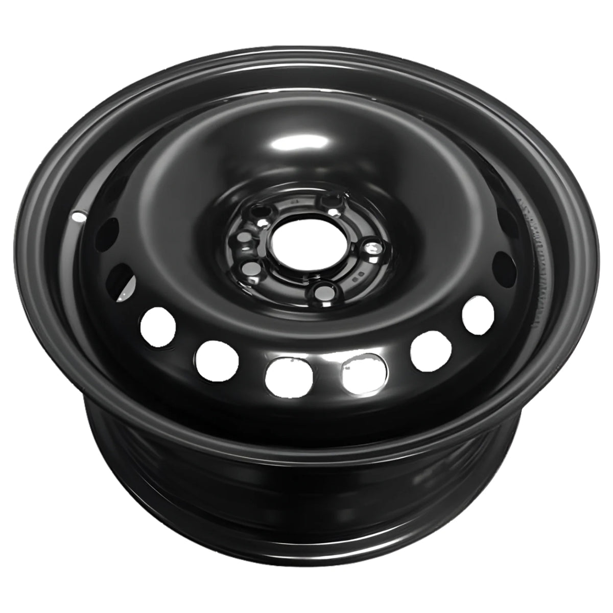 For 2013-2016 Dodge Dart 16 Inch Painted Black Rim - OE Direct Replacement - Road Ready Car Wheel