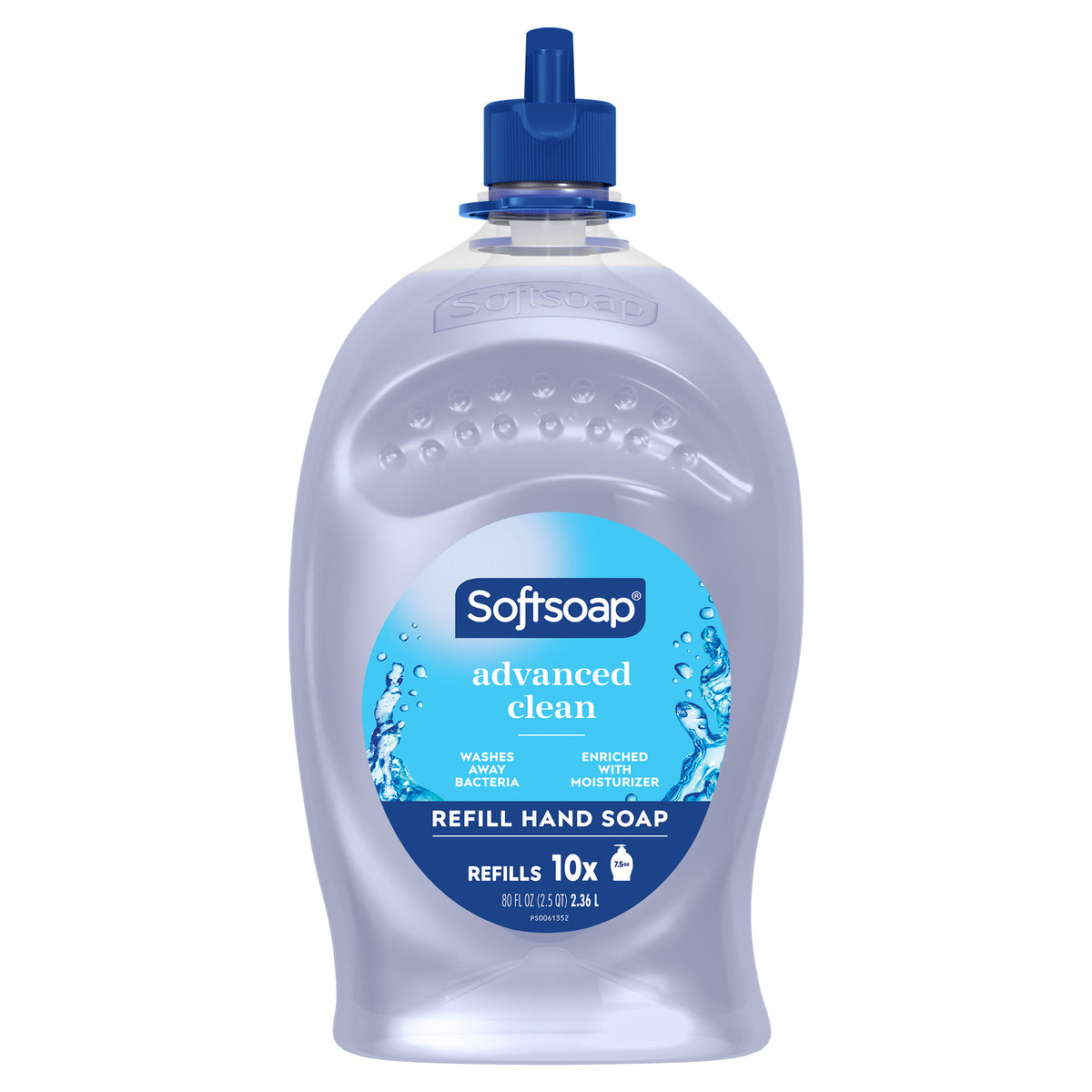 Softsoap Advanced Clean Liquid Hand Soap Refill 80 oz, 2-pack