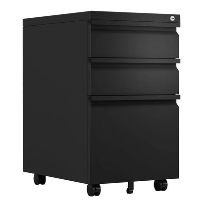 Supeer Four Drawer Metal Lateral File Cabinet, Storage White File Cabinet with Large Deep Drawers, Locking Wide File Cabinet for School, Office, Home,  Assembly Required