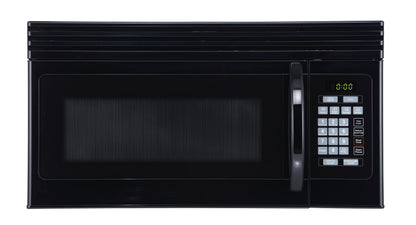 Black+Decker EM044KJNP10A 1.6-Cu. Ft. Over-the-Range Microwave with Top Mount Air Recirculation Vent, White