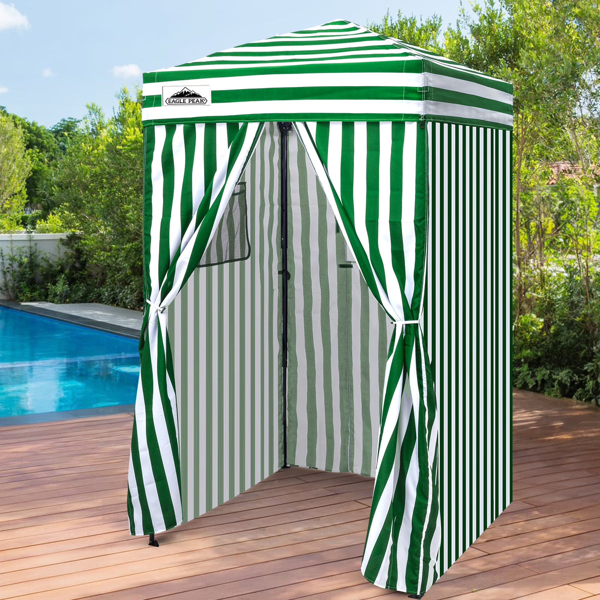 EAGLE PEAK Flex Ultra Compact 4 ft x 4 ft Pop-up Changing Room Canopy, Portable Privacy Cabana