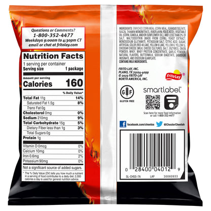Cheetos Crunchy, Flamin' Hot, 1 oz, 50-count