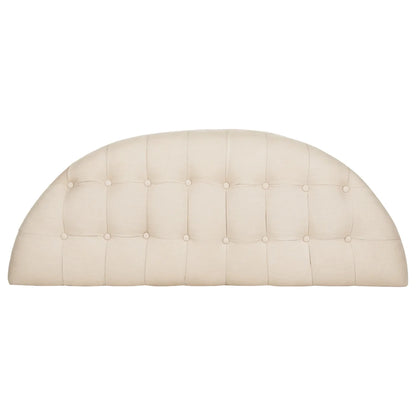 SAFAVIEH Abilene Tufted Rustic Semi Circle Bench, Beige/Rustic Oak