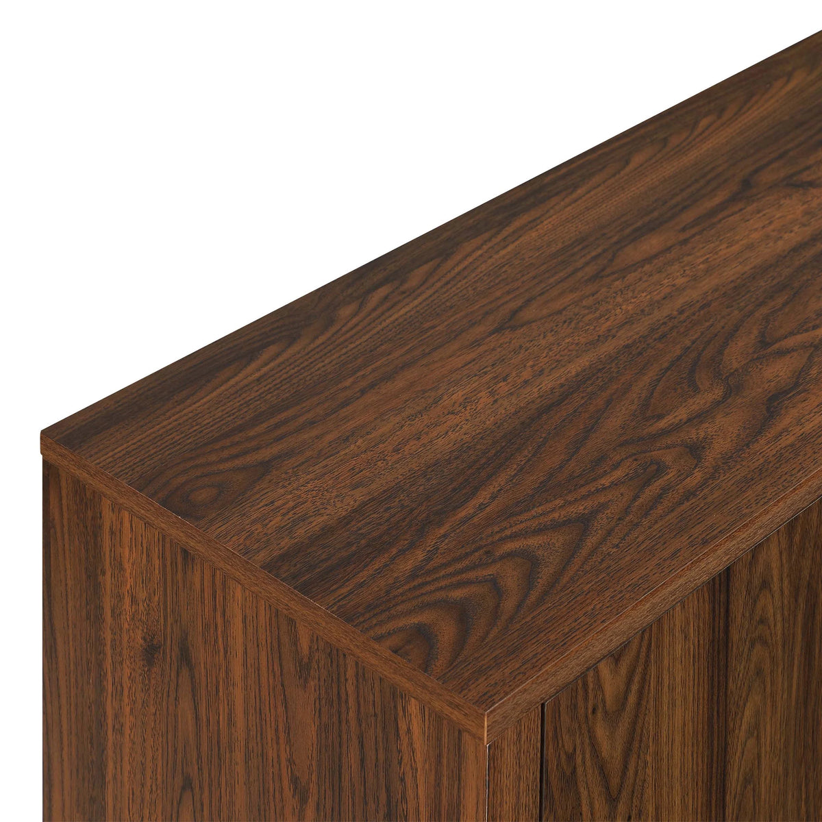 Mainstays 4-Door TV Console for TV��s up to 65��, Canyon Walnut Finish