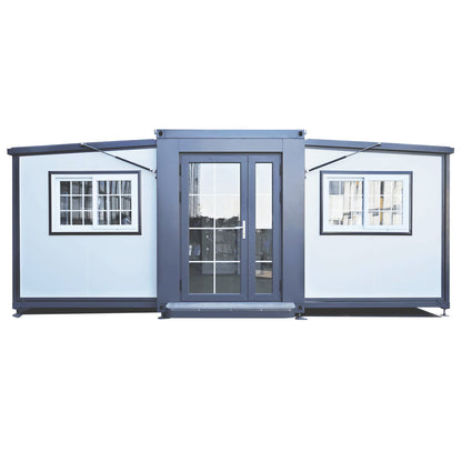 Portable Mobile Expandable Prefab House 15 x 20ft,Exquisitely Designed Modern Villa Prefab House for Live,Work
