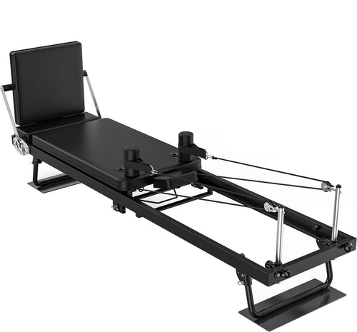 GIKPAL 92" Foldable Pilates Reformer Machine for Home Gym,Balanced Body Pilates Exercise Equipment with Jump Board
