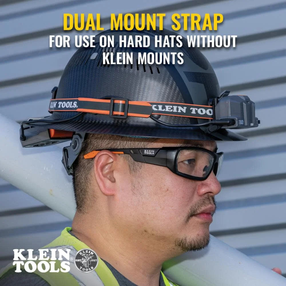 Klein Tools Karbn Hard Hat, Gray And Silver And Turbo Fan Set