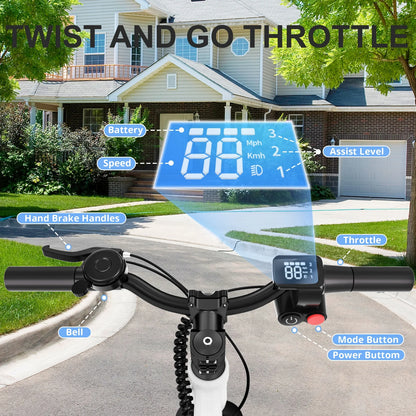 YunTopKids Electric Balance Bike for Kids, 150W Electric Bike for Kids with12 inch Pneumatic Tire, Adjustable Seat, Up to 5.6 Miles Electric Bike for Kids Ages 3-5,Black
