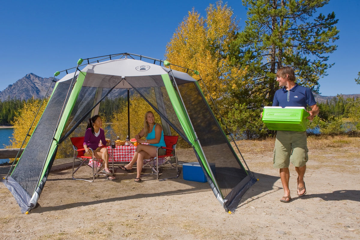 Coleman® Screen House Canopy Sun Shelter Tent with Instant Setup, 1 Room, Green
