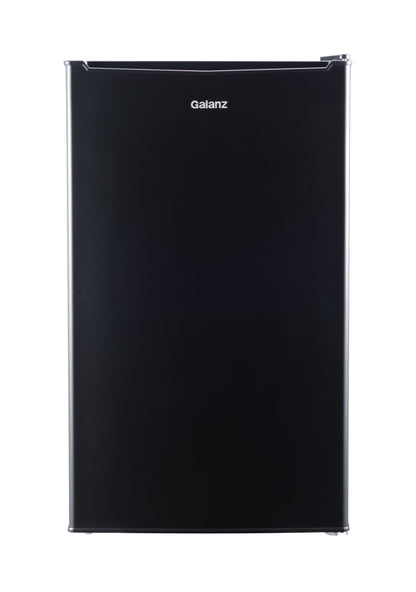 Galanz 3.3 Cu ft One Door Mini Fridge, Black Estar, New
