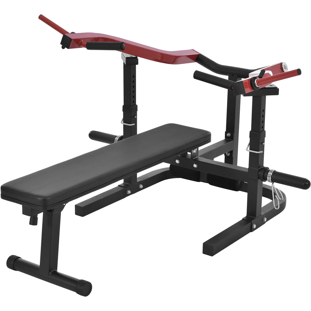 Euroco Weight Bench Press Machine Adjustable Flat Incline Bench for Chest & Arm Ab Workout, Home Gym Equipment