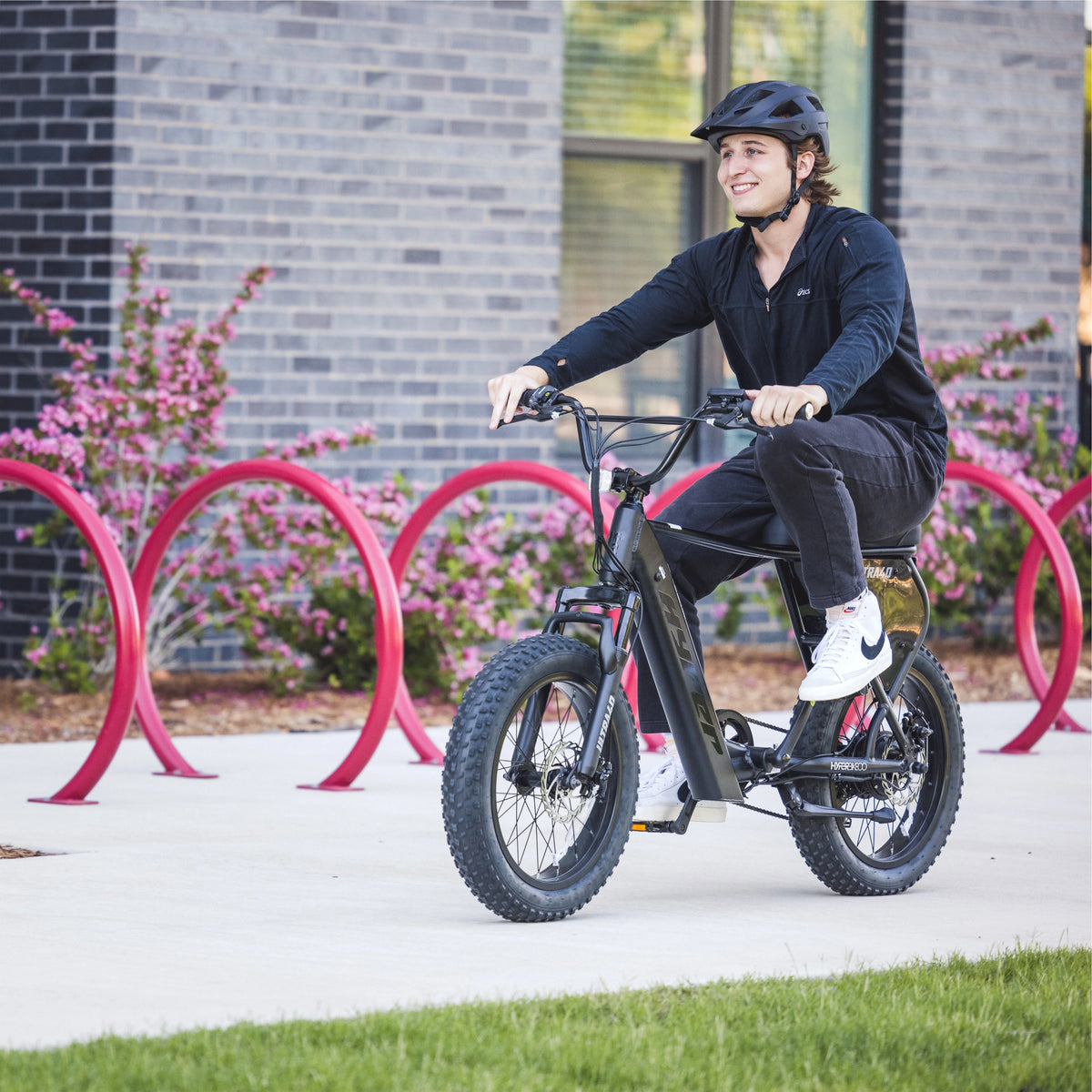 Hyper Bicycles Ultra 40 20" 36V Electric Bike for Adults, 250W E-Bike Motor, Matte Black