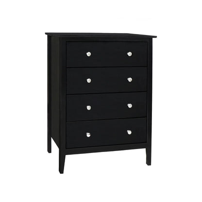 Adeptus Solid Wood Easy Pieces 4 Drawer Chest of Drawers - White