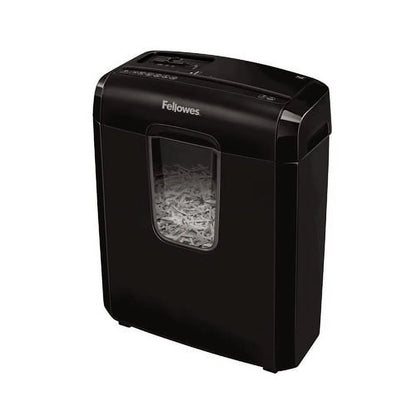 Fellowes Powershred 6C Cross-Cut Shredder, Black