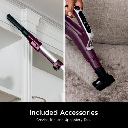 Shark Upright Vacuum, Stratos, Pet Friendly, Bagless, Ultra Powerful Suction, Hard Floor and Carpet, DuoClean PowerFins HairPro, Self-Cleaning Brushroll, Odor Neutralizer Technology, AZ3000, Burgundy