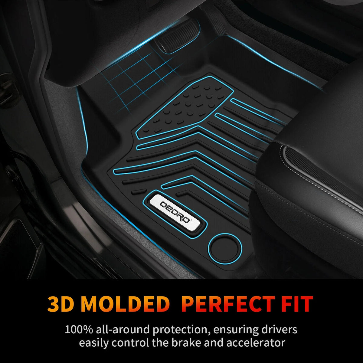 RVNI Floor Mats for 2008-2020 Dodge Grand Caravan/2008-2016 Chrysler Town & Country