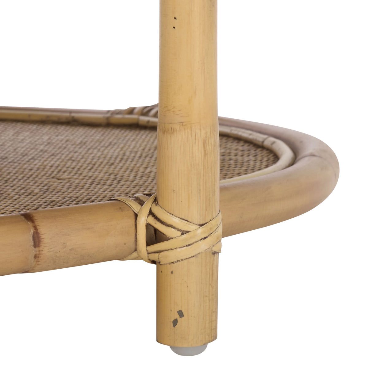 SAFAVIEH Modern Round Rattan Coffee Table, Natural
