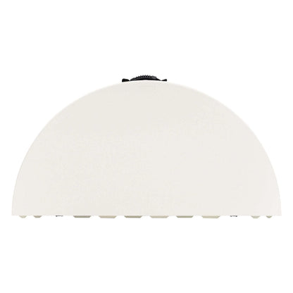 Lifetime 48 inch Round Fold-in-Half Table, Indoor/Outdoor Essential, White Granite (280064)