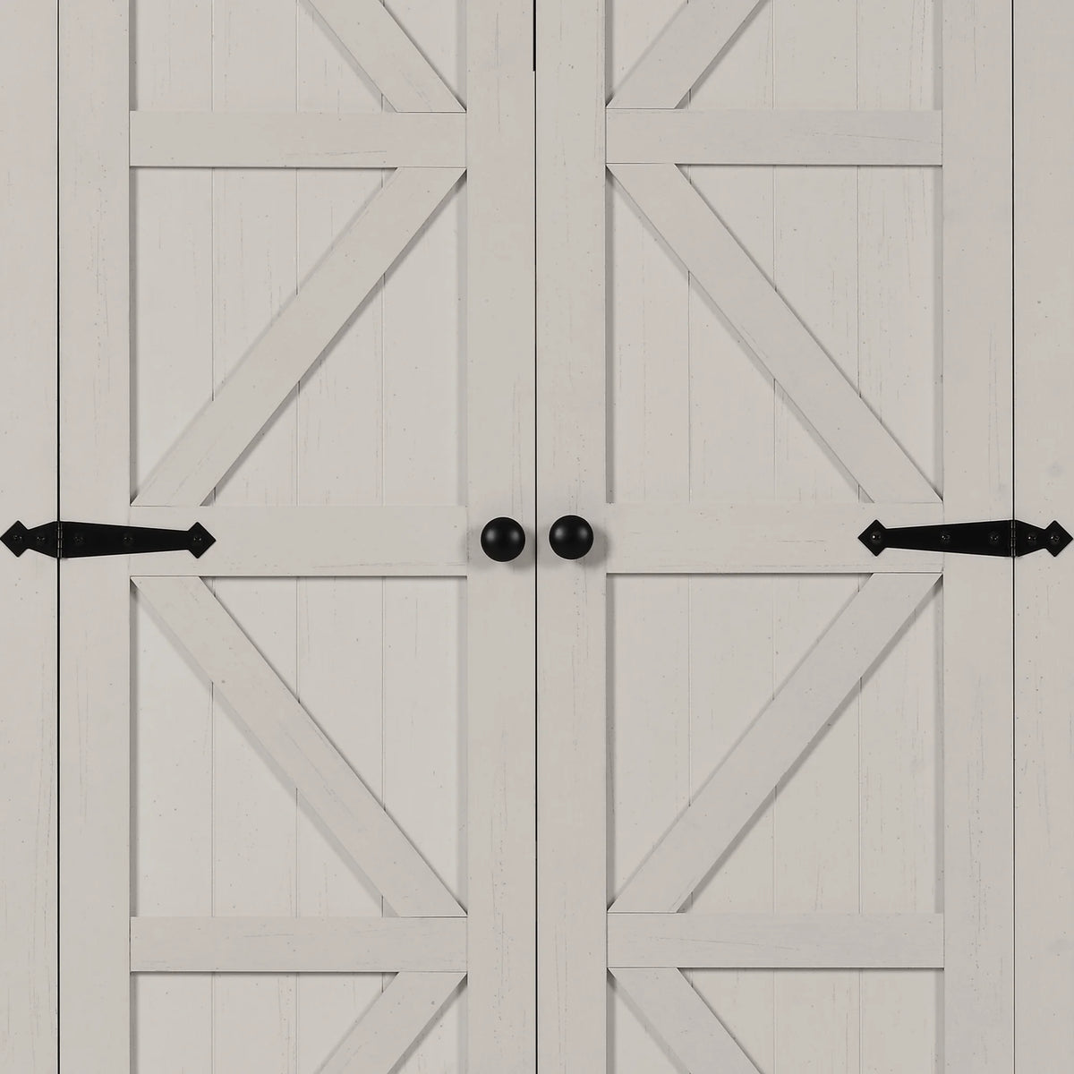 Dextrus 64.56" Tall Kitchen Pantry Cabinet with 2-Drawer and Adjustable Shelves, White Oak