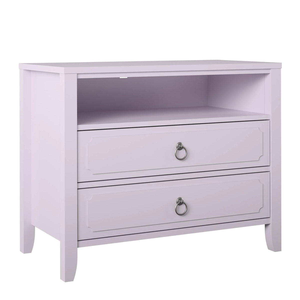 Her Majesty 2 Drawer Nightstand, Mustard Yellow